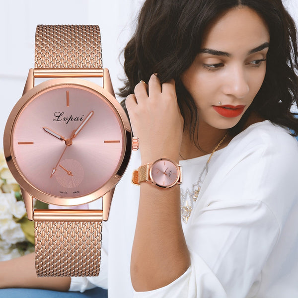 Lvpai Women's Casual very charming for all occasions Quartz Silicone strap Band Watch Analog Wrist Watch Women Clock reloj