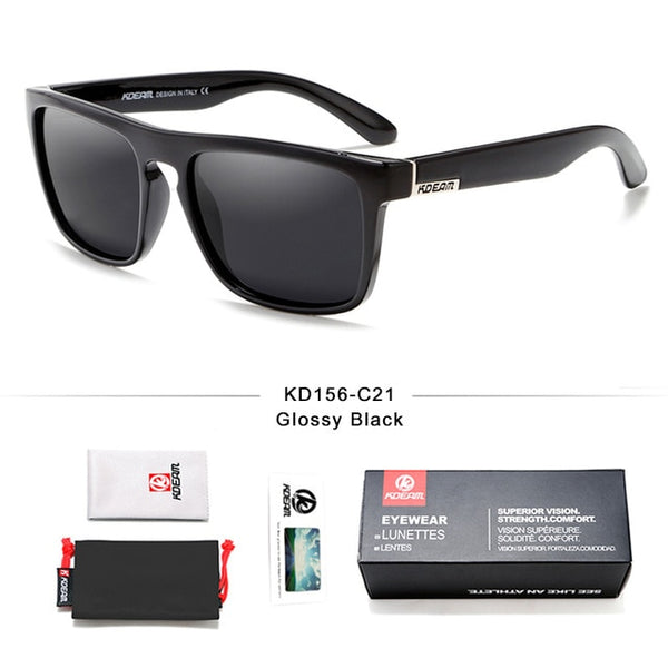 Fashion Guy's Sun Glasses From KDEAM Polarized Sunglasses Men Classic Design All-Fit Mirror Sunglass With Brand Box CE