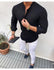 Men's Linen Cotton Button Long Sleeve Shirt Slim Fit Casual Tee Blouse Tops