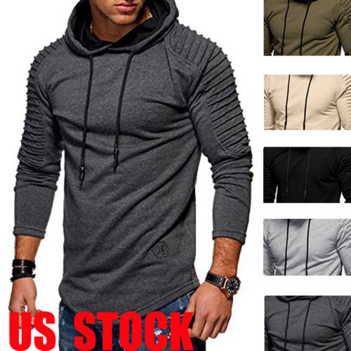 Men's Basic Extended Long T- Shirt Elongated Tee Fashion Casual Crew Neck M-3XL