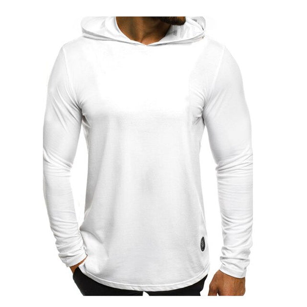 2019 Emmababy New Cute Mens Long Sleeve T Shirt Slim Fit Casual Blouse Tops Clothing Hooded Tee