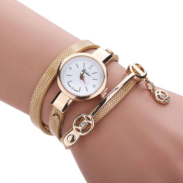 Wristwatches Clock Relogio Feminino Female Luxury Brand Leather Quartz Watch Women Ladies Casual Fashion Bracelet Wrist Watch #F