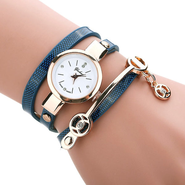 Wristwatches Clock Relogio Feminino Female Luxury Brand Leather Quartz Watch Women Ladies Casual Fashion Bracelet Wrist Watch #F