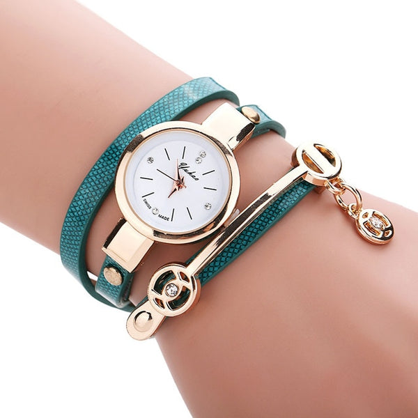 Wristwatches Clock Relogio Feminino Female Luxury Brand Leather Quartz Watch Women Ladies Casual Fashion Bracelet Wrist Watch #F