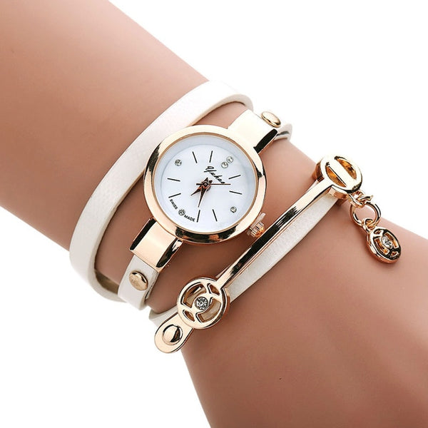 Wristwatches Clock Relogio Feminino Female Luxury Brand Leather Quartz Watch Women Ladies Casual Fashion Bracelet Wrist Watch #F