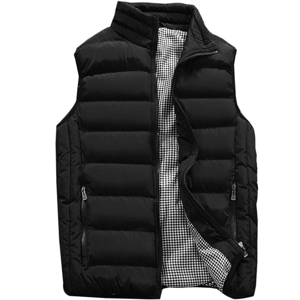 Vest Men New Stylish 2019 Spring Autumn Warm Sleeveless Jacket Men Winter Waistcoat Men's Vest Casual Coats Mens Plus Size 5XL