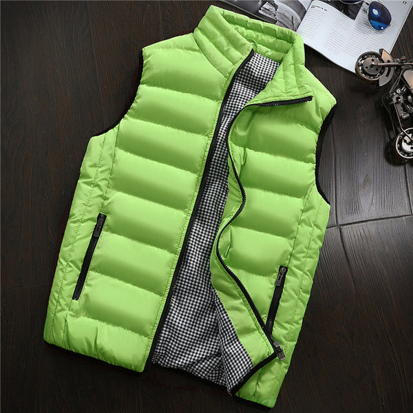 Vest Men New Stylish 2019 Spring Autumn Warm Sleeveless Jacket Men Winter Waistcoat Men's Vest Casual Coats Mens Plus Size 5XL