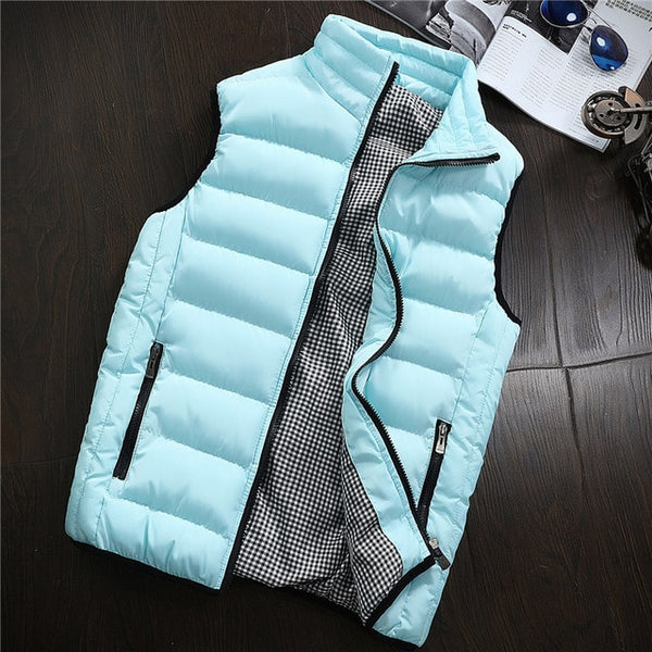 Vest Men New Stylish 2019 Spring Autumn Warm Sleeveless Jacket Men Winter Waistcoat Men's Vest Casual Coats Mens Plus Size 5XL