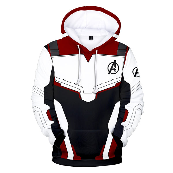 Avengers Endgame Quantum Realm Sweatshirt with hooded Advanced Tech Hoodie Cosplay Costumes 2019 new superhero Iron Man Hoodies