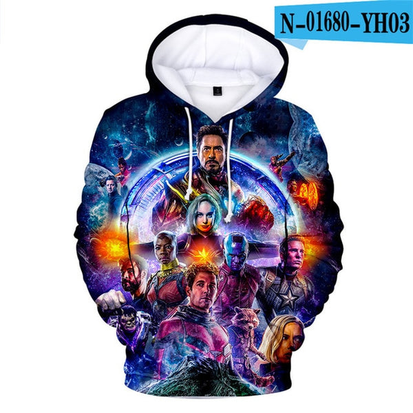 Avengers Endgame Quantum Realm Sweatshirt with hooded Advanced Tech Hoodie Cosplay Costumes 2019 new superhero Iron Man Hoodies