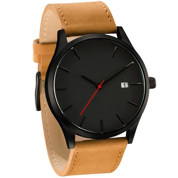 erkek kol saati Fashion Sport Watch Men Watch Leather Men's Watch Men Calendar Watches Male Clock reloj hombre relogio masculino