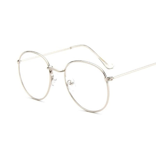 Fashion Retro Women Glasses Frame Eyeglasses Frame Vintage Round Clear Lens Transparent Sun Glasses Frame Women