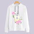 Women Perfume flowers Printed Hoodies Women harajuku 2019 Spring Autumn kawaii Long Sleeve Hooded Cartoon Sweatshirts Tops